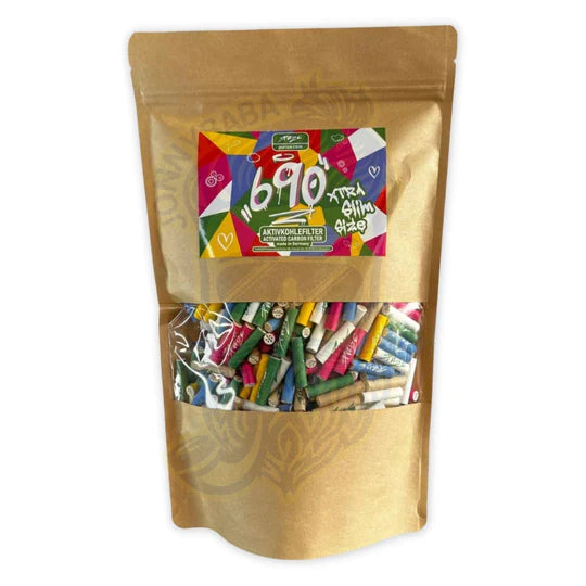 Purize®️ Bag Of 690 Xtra Slim filters [Assorted colours]