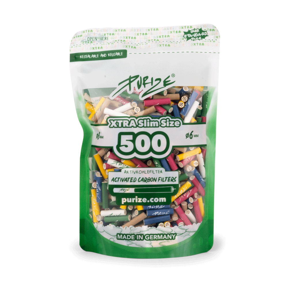 “PURIZE® 500 XTRA Slim Multicolor Filters – front view”