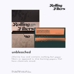 Rolling Filters King Size Slim Unbleached Watermarked Indian Made Rolling Papers
