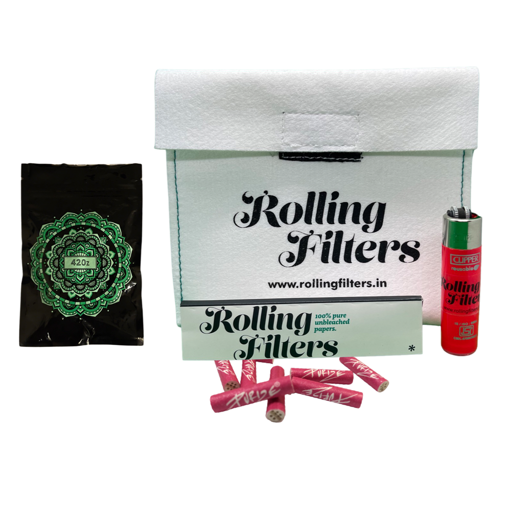 Zip lock + 2 Rolling paper Purize + 1 Pack Filters Purize + Clipper